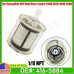 Fuel Filter 4165884 fits CAT 299D2 299D2 XHP 299D2XHP 299DXHP AP300F AP355F