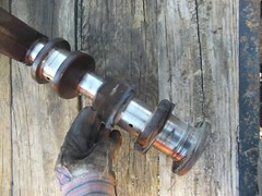 Allis Chalmers D17 AC tractor engine motor crank shaft crankshaft w/ gear *