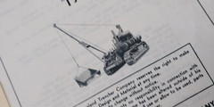 Cleveland Trencher Co Models 190 Parts Book Catalogue Service Manual 1954