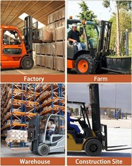 Pallet Fork Extension – 5500 Lbs Capacity,72/84inches Heavy Duty Fork Extensions