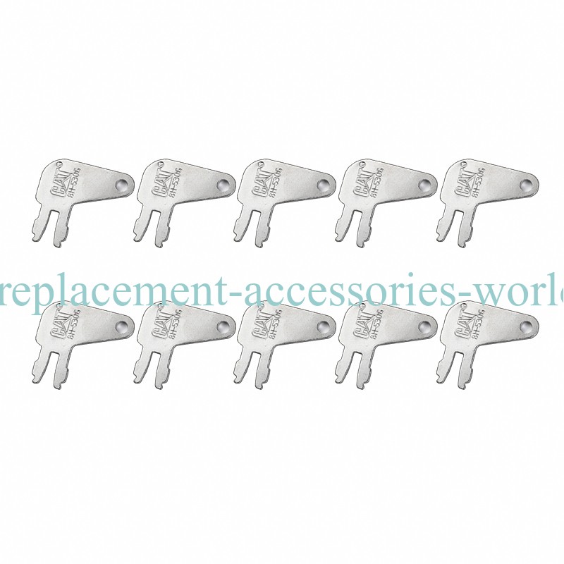 10pc 8H5306 8H 5306 Aftermarket Forked Keys For Caterpillar Switch 7N0718