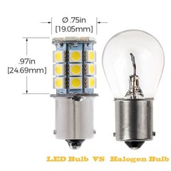 2 Bright LED light bulbs For Bobcat T590, T595, T630, T650, T750 Rear work light