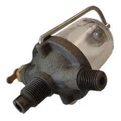 FUEL SEDIMENT BOWL ASSEMBLY A B D G GP H CAST IRON BRASS HANDLE Fits John Deere