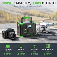 EBL eb300 330W 288.6Wh Portable Power Station Charger Generator Battery