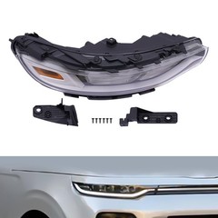 2020-2022 Kia Soul Right Headlight Assembly Halogen DRL With Bulb