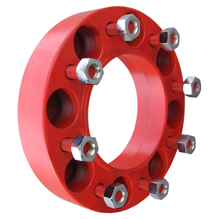Single Prowler 2 Inch 8 Lug Skid Steer Wheel Spacer, 9/16th Studs 6″ Hub