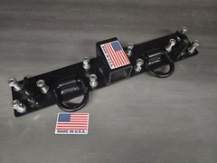 Compact Tractor Bolt on Chain Hooks, D Rings, Receiver Towing Hitch Bolt On