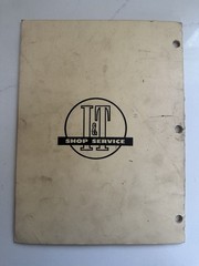John Deere I&T Shop Service Manual No JD-4 Series A,B,D,H Models D,M, MT