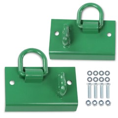 2Pcs Bolt on Grab Hooks D Rings Fits John Deere Compact Tractor 1025R 2032R 3320