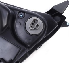 09-16 Toyota Venza Halogen Headlight Left Driver Black Housing Clear Lens