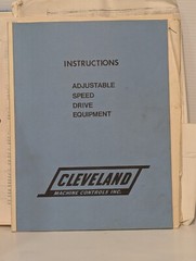 Cleveland Machine Controls Adjustable Speed Drives Models 621 and 622 Manual