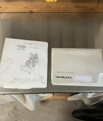 Takeuchi TW80 Manual And Spare Parts List