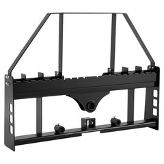 Uimoso Skid Steer Pallet Frame Hitch Receiver & Spear Sleeves, 4000 lbs Capacity