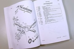 J I Case 360 Trencher Parts Manual Catalog Exploded Views Assembly Tractor