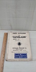 Cleveland Trencher Co Models 190 Parts Book Catalogue Service Manual 1954