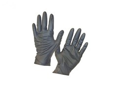 DuraSkin Black Nitrile Gloves Large 6 Mil Powder-Free Textured 100/Box
