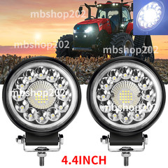 2pcs 4.4” round LED Work Light Spot fit Agriculture Vehicles Tractors Farming