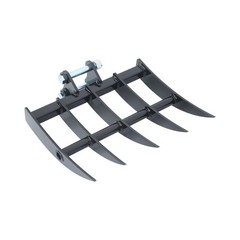 Rake Attachment For Mini Excavator 1 To 1.5Ton Digger w/Pins*2