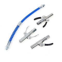 Heavy-Duty Quick Release Grease Gun Coupler Two Press Easy to Push Accessories