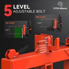 3 Point Quick Hitch Attachment & 2″ Receiver for Category 1 Tractors, 3000 lbs