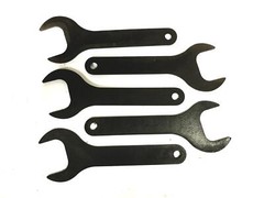Unbranded 2-1/8 inch Flat Spanner Wrench AF160-418 [Lot of 5] USED