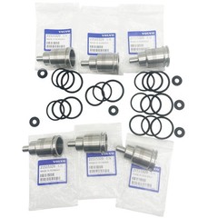 For Volvo D13 D11 D16 6PCS Fuel Injector Sleeve Cup Set 21515329 21401136