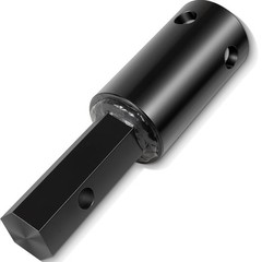 HEAVY DUTY AUGER ADAPTER 2″ HEX TO 2-9/16″ ROUND