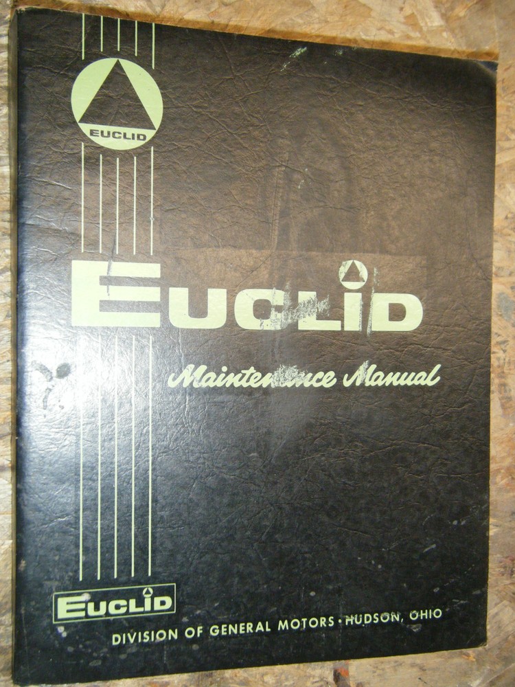1965 EUCLID GM SERIES 3, 4, 6-71, 71 N E T DIESEL ENGINE FACTORY SERVICE MANUAL