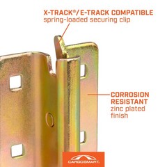 CargoSmart Bolt-on Track Connectors, 2-Pack, Model# 6635
