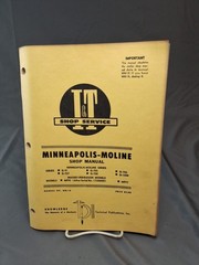 I & T Tractor Manual MM-18 Minneapolis-Moline GVI, G705-G708 + Massey MF95, MF97