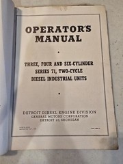 GM Diesel Industrial Units Operator’s Manual (Series 71, 2 Cycle) – 1948