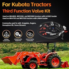 Third Function Valve Kit for Kubota MX4700, MX4800, MX5000, MX5100,MX5200,MX5800