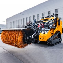 51” Snow Cleaner Angle Broom Sweerper Snow Brush Fit Toro Dingo Mini Skid Steer