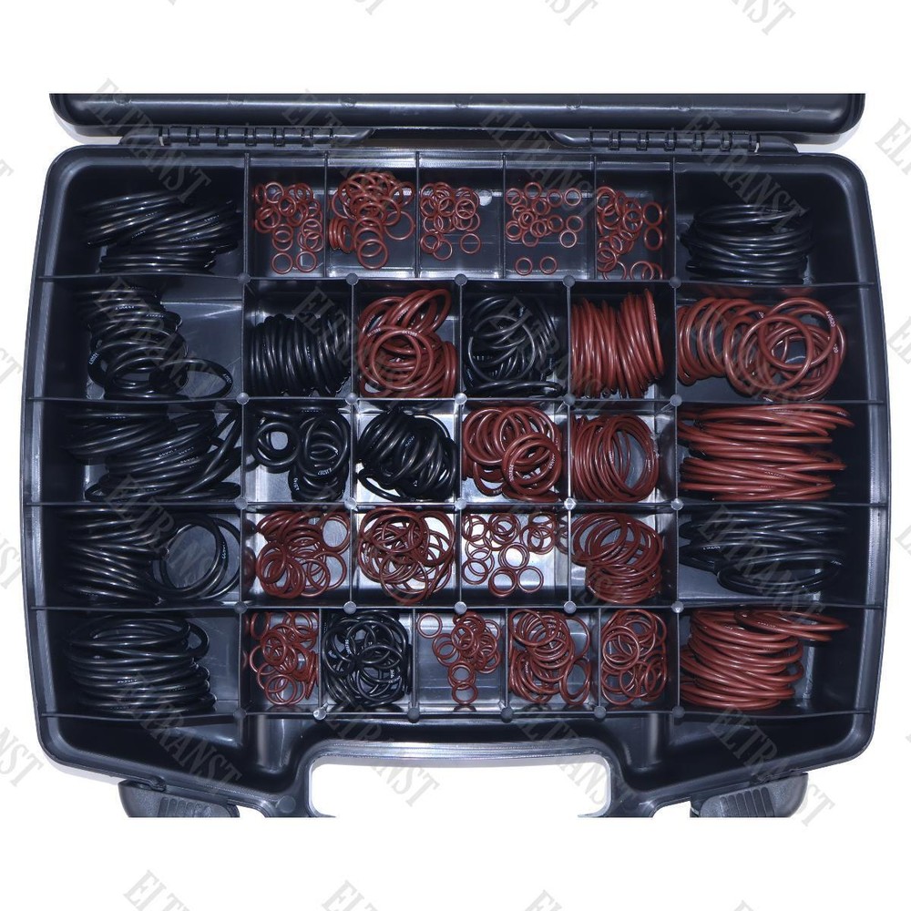 580PCS O-Ring Seal Kit 270-1528 4C-4782 for Caterpillar Nitrile Material 90Shore