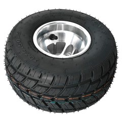 2PCS 10×4.50-5 Go Kart Tires Rims 5″ Tubeless 3 Lug 50mm Bolt Pattern