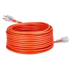 100FT Indoor Outdoor Extension Cord, 16AWG 10Amps 1250W, 3 Prongs Appliance Elec