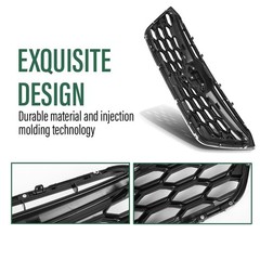 Front Bumper Upper Grille Chrome Subaru Outback 20-22 J1010AN010 Black Chrome