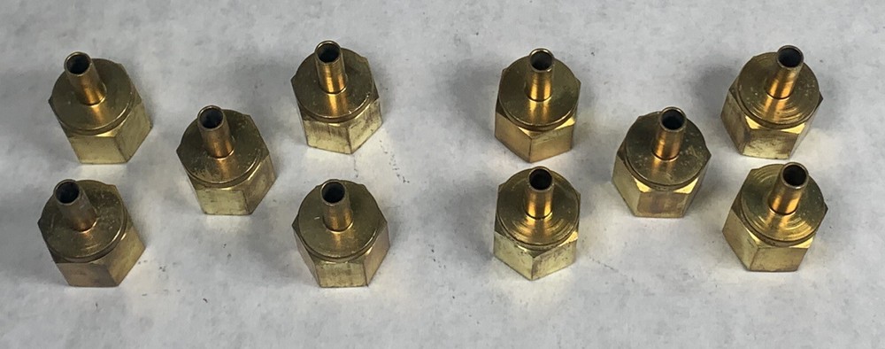 NEW (Qty. 10) Cajon/Swagelok Female Adapter 1/4” Tube O.D. x 1/4” Female NPT