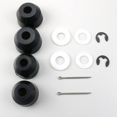 Complete Kubota BX GR Inner & Outer Tie Rod Boot Kit with Hardware Included