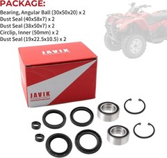 Front Wheel Bearings Seals for Honda FourTrax 300 Rancher 350 400 420 Only for 4
