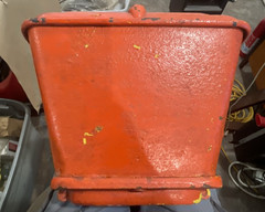RARE 1890’s Eclipse Cast‑Iron Seed Hopper – Hayes Pump & Planter Co. Galva IL