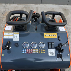 New 24HP Mini Skid Steer Loader 4-in-1 Bucket 3-Stage Pump Hydraulic System