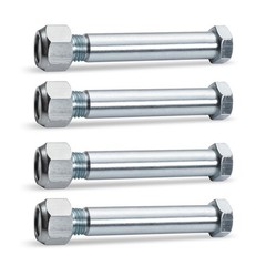 4 Pack 25mm Mini Excavator Pins Heavy Duty Attachment Hitch Pins for Backhoe