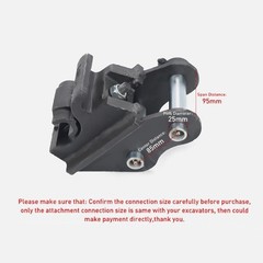 Lightweight Quick Hitch for Mini Excavators – Compatible with TYPHON & Others