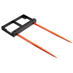 VEVOR 49″ Hay Bale Spear Universal Skid Steer Loader Tractor Bucket Attachment