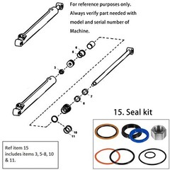6803329 Hydraulic Lift Cylinder Seal Kit for Bobcat 742 743 753 444 500 520 642