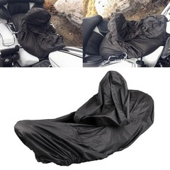 Motorcycle Waterproof Rain Seat Cover Driver Backrests FLHX Black