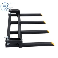 42″ Universal 2500lbs For Tractor Skid Steer Buckets Clamp on Heavy Debris Fork
