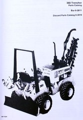 J I Case 360 Trencher Parts Manual Catalog Exploded Views Assembly Tractor