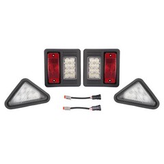 4PCS LED Headlight Tail Light Kit Lamp Assembly For Bobcat Skid Steer Loader